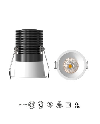 CANE * EMPOTRABLE LED 12W 4000K  BLANCO